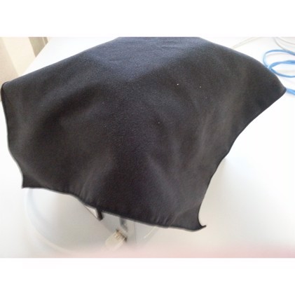 Black shading and cleaning cloth (microfiber)