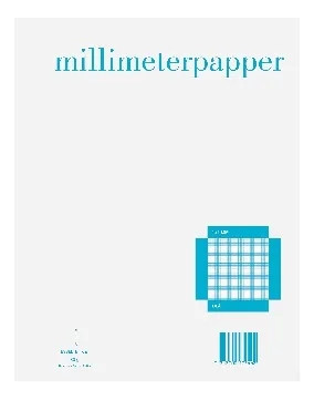 Esselte Millimeter paper A4 1x1mm blue 50 sheets