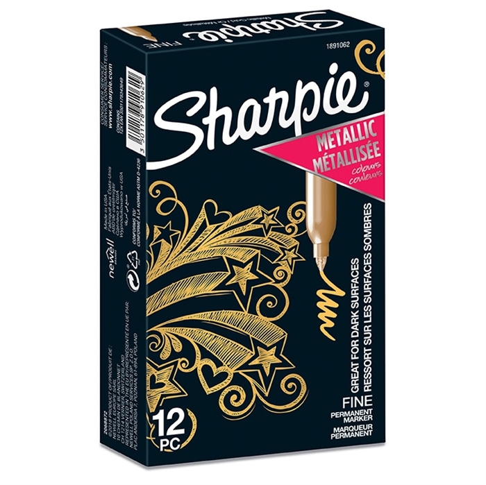 Sharpie Marker Metallic 1.4mm gold