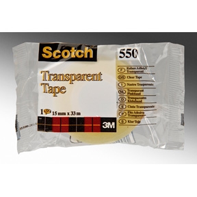 3M Tape Scotch 550 15mmx33m clear