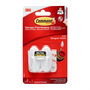 3M Command small designer hooks 17082