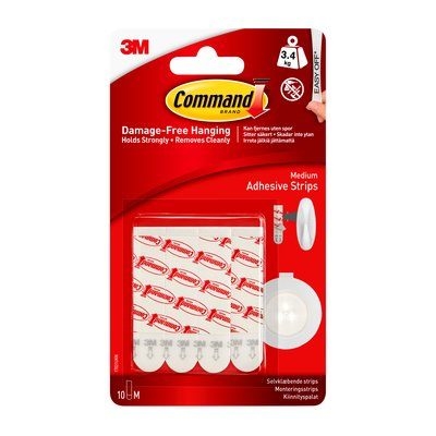 3M Command loose strips between (10)