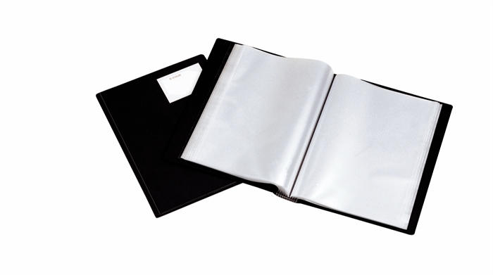 Esselte Display Book with Hard Covers A4 24 Pockets Black