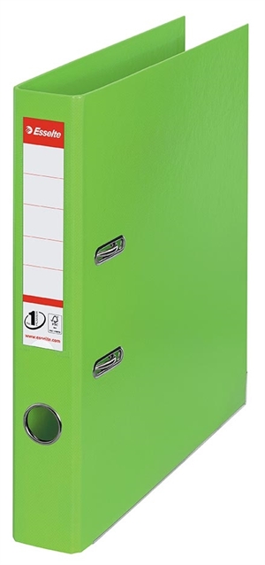 Esselte Lever Arch File No1 Vivida PP A4 50mm green