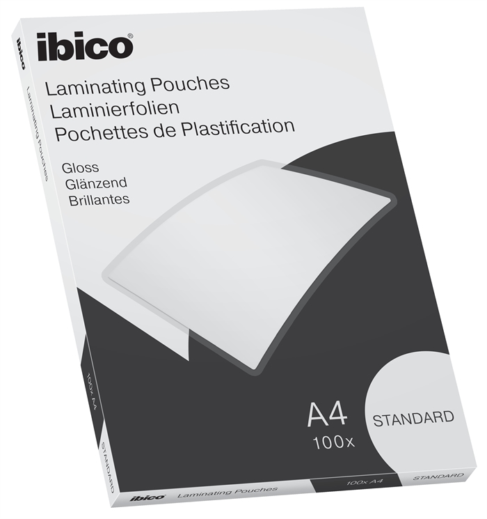 Esselte Laminating Pouch basic standard 125mic A4 (100)