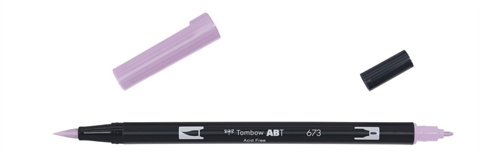 Tombow Marker ABT Dual Brush 673 orchid