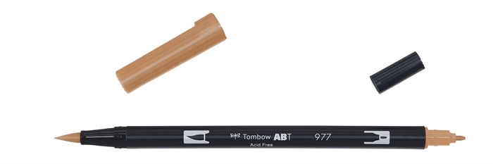 Tombow Marker ABT Dual Brush 977 saddle brown