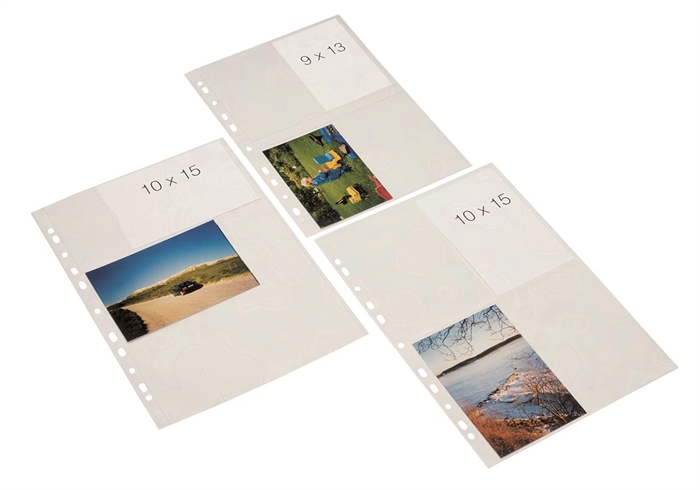 Bantex Photo Pocket 9x13cm 0.1mm portrait format 8 photos trans. (10)