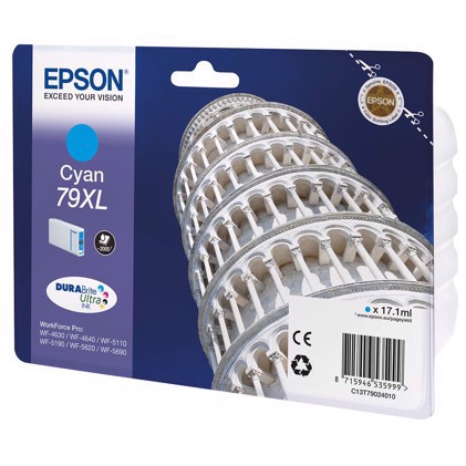 Epson T7902 Cyan Ink Cartridge XL