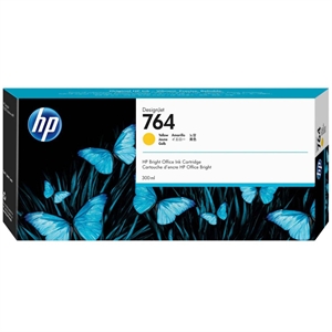 HP 764 yellow cartridge, 300 ml