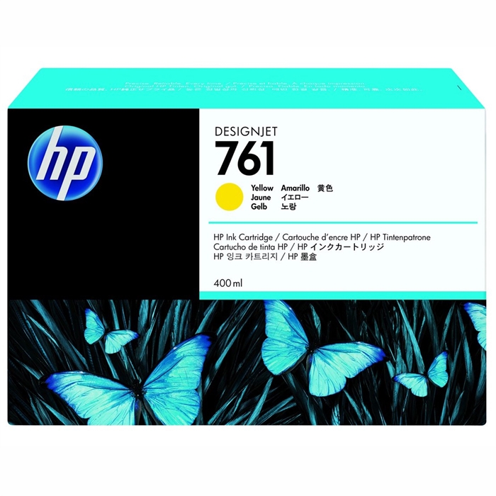 HP 761 yellow cartridge, 400 ml