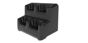 Zebra charging station, 4 slots, locking