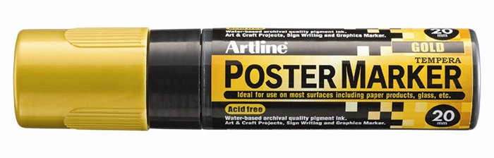 Artline Poster Marker 20 gold