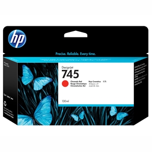 HP 745 cromatic red cartridge, 130 ml