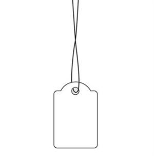 HERMA label pendant with string 18 x 28 mm, 1000 pieces.