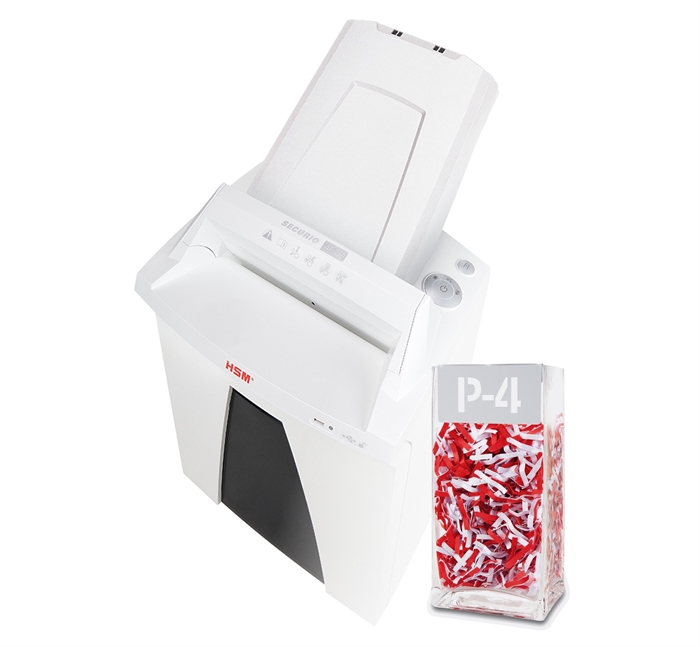 HSM Securio shredder AF350 AutoFeed P4 4.5x30 confetti