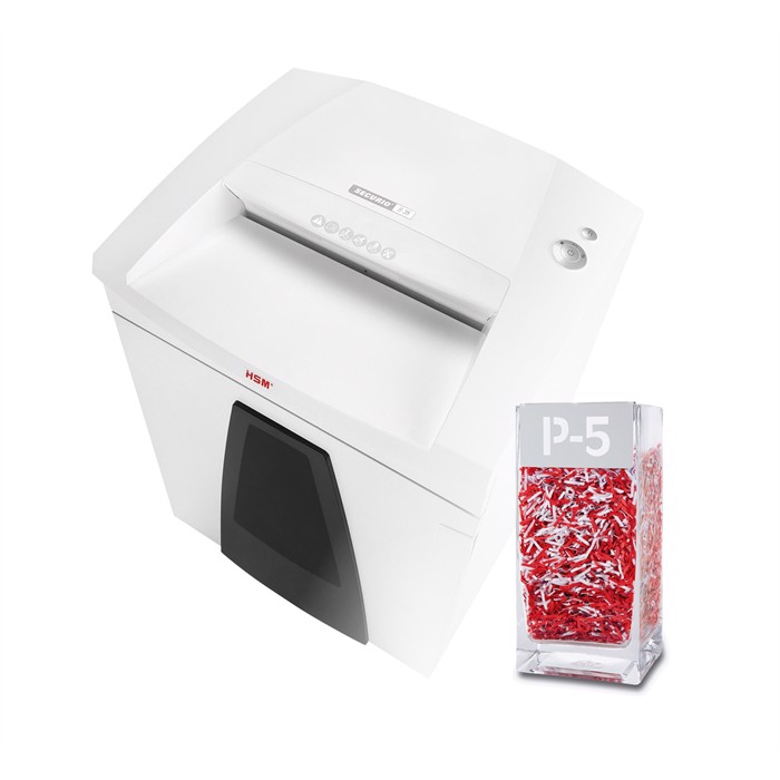 HSM Securio shredder B35 P5 1.9x15 confetti incl. oil