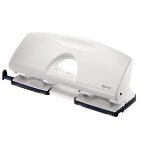 Leitz Hole Puncher 5012 4-hole for 25 sheets white