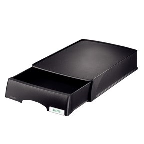 Leitz Letter Tray Plus Drawer Unit PS black