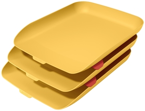 Leitz Letter Tray Set Cosy yellow (3)