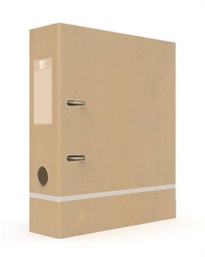 Oxford Touareg Lever Arch File A4 2R 80mm beige/white