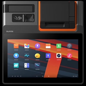 Sunmi T2 Mini - A7.1, 80mm printer, 2GB+16GB, NFC, 0.3 MP camera, Wifi