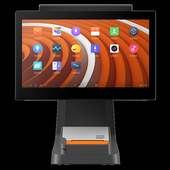 Sunmi D2s Plus - A11, 15.6" mono screen, 3GB+32GB, 80mm printer, Wifi