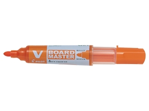 Pilot WB Marker V Board, bullet/medium point, orange.