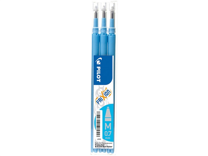 Pilot Frixion Clicker 0.7 refill light blue (3)