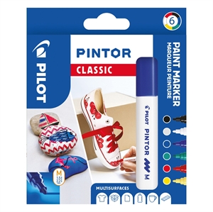 Pilot Marker Pintor Medium Classic 1.4, set of 6