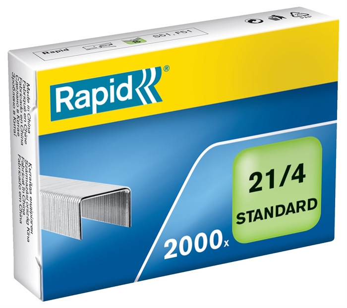 Rapid Staples 21/4 standard galvanized (2000)