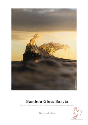 Hahnemühle Bamboo Gloss Baryta 305 g/m² - 17" x 12 meters