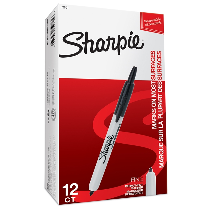 Sharpie Marker RT Black Sharpie Fine