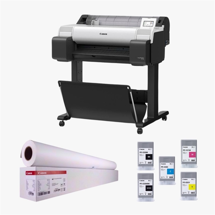 Canon POS TM 240 incl. stand - Extra ink and 2 rolls of paper