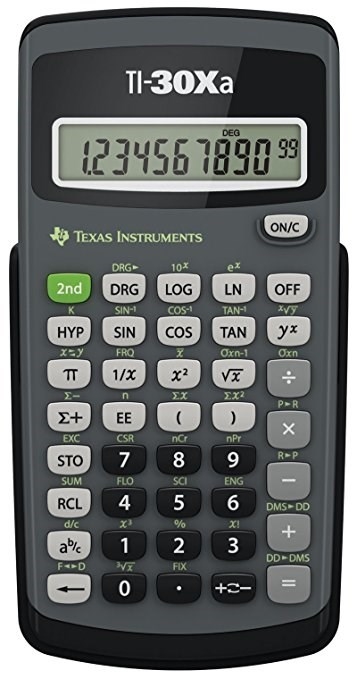 Texas Instruments TI-30Xa Scientific calculator