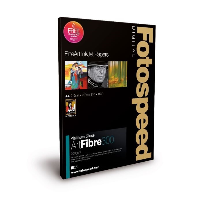 Fotospeed Platinum Gloss Art Fibre 300 g/m² - A3, 25 sheets