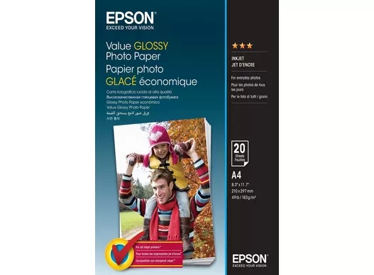 Epson Value Glossy Photo Paper 183 g/m² - A4 - 20 sheets