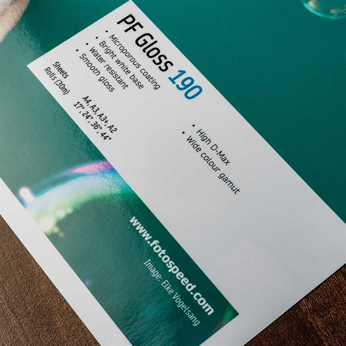 Fotospeed PF Gloss 190 g/m² - 24" x 30 meters