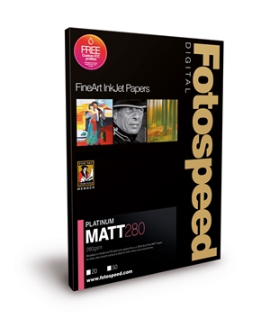 Fotospeed Platinum Matt 280 g/m² - A2, 25 sheets