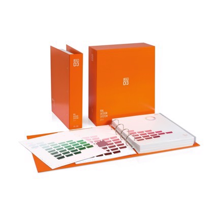 RAL D3 DESIGN SYSTEM Plus (1825 COLORS) -  Removable Colour Chip Book