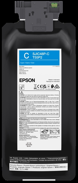 Epson Cyan ink cartridge for Epson ColorWorks C8000