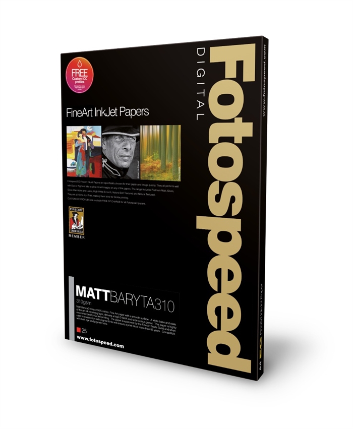 Fotospeed Matt Baryta 310 g/m² - A3+, 25 sheets